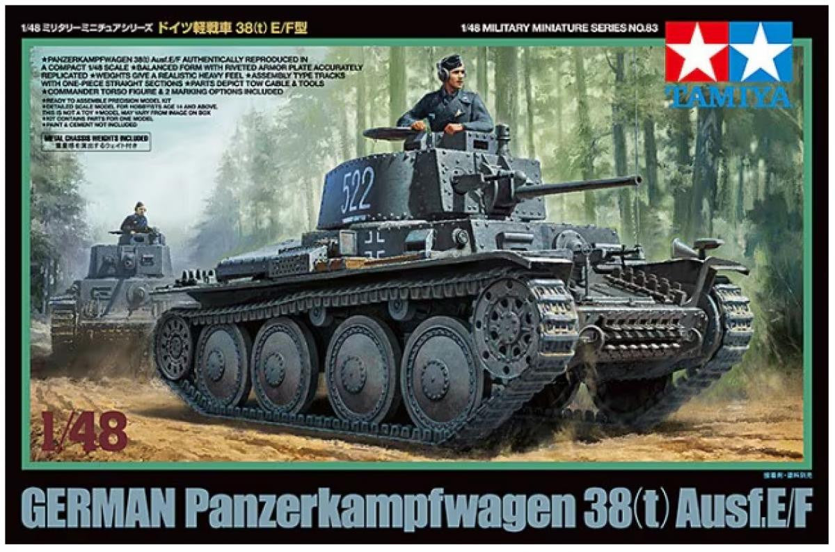 Tamiya 1/48 Pz.38(t) Ausf.E/F 32583